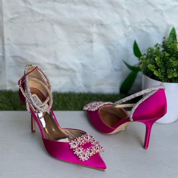 BADGLEY MISCHKA Saint Elegant 2 Piece with Ankle Strap size 7 - Picture 4 of 13